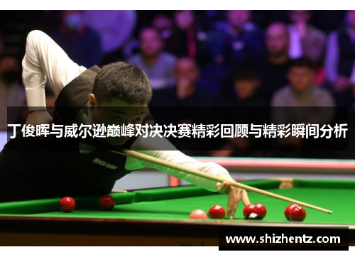 丁俊晖与威尔逊巅峰对决决赛精彩回顾与精彩瞬间分析